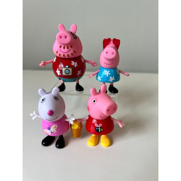 Peppa Pig Mixed Figure Lot of 4 - Picture 1 of 5